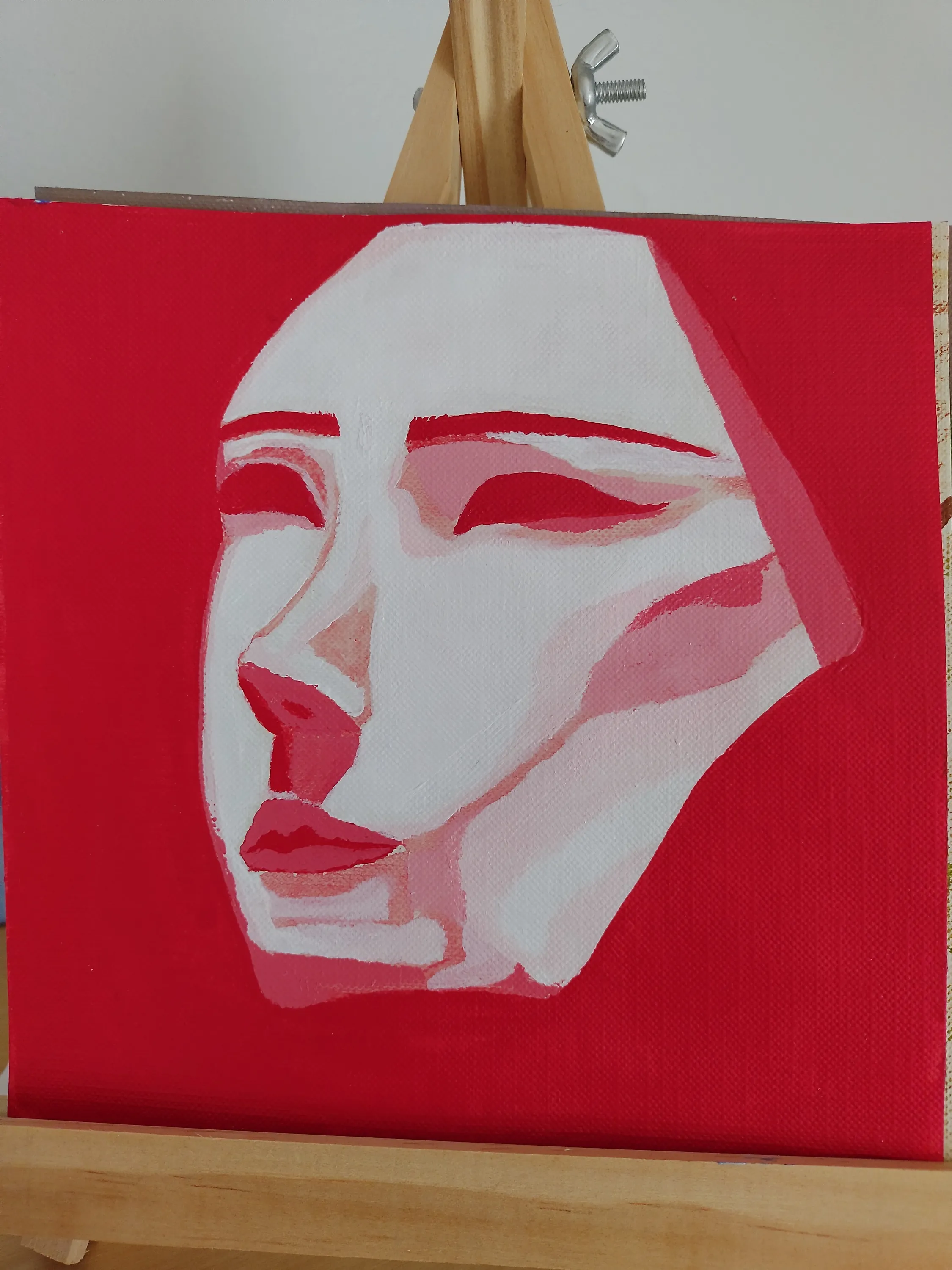 A mask Kevin painted