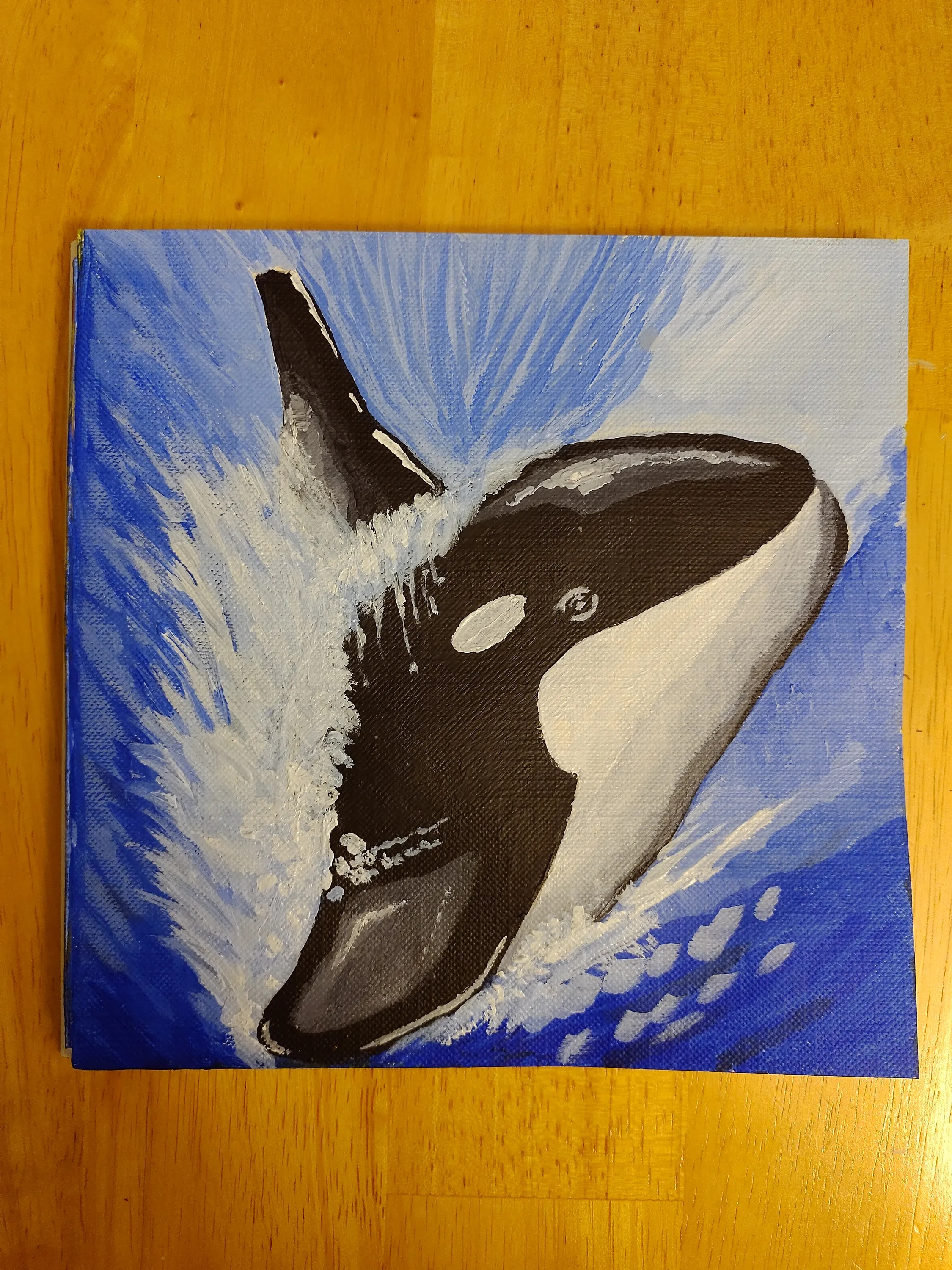 An Orca Kevin painted